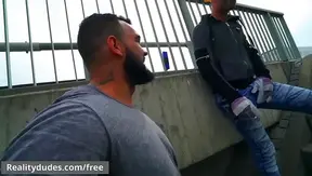 Ivo vs. Roman: Hot Head-to-Head Blowjob Swap in Public – RealityDudes 18+
