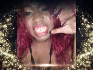 female-dominator enjoys cherries