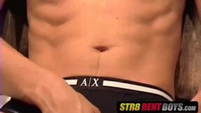 Twinks Jacob, Mark, Josh and TJ show their blowjob skills