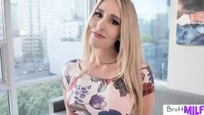 StepMom Sarah helps son loosen up with big tits and juicy snatch