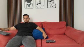 alone at home and I take advantage