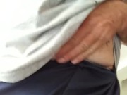 Letting you Peek my cock