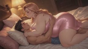 BBW SSBBW Stories #1B: Confession of Our Playful Squash and Smother Evening (Animated)