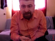Thedudewhosadude puts snot, spit, and cum in his hair