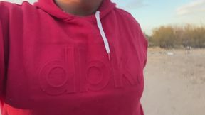 All day peeing outside