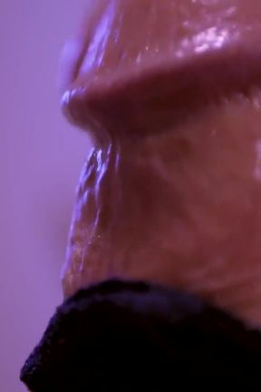 Handjob for Husbands Friend Turns Into Tongue Blowjob While Husband Sits Next to Us