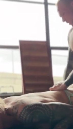 Muscle Stud Throat and Ass Fucks a Pretty Trans Girl