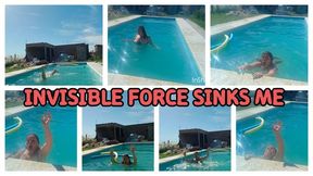 INVISIBLE ENTITY TRYING TO SINK ME IN THE POOL