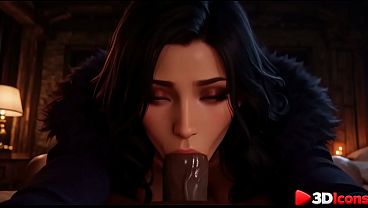 This witch lures in strong guys with big dicks and fucks them until they'_re completely exhausted [AI]