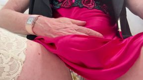 tease in pink negligee