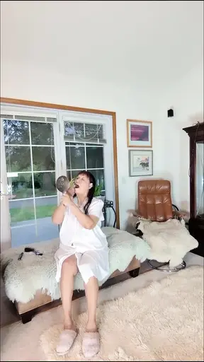 Fantasizing granny's hairy pussy and playing with her butt hole