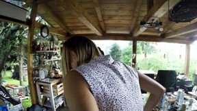 Neighbors barbecue party hot tight girls in summer dress short skirts no panties bbq party - ep. 1