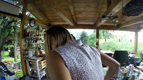 Neighbors barbecue party hot tight girls in summer dress short skirts no panties bbq party - ep. 1