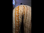 BIG BOOTY LATINA in her favorite flare pants