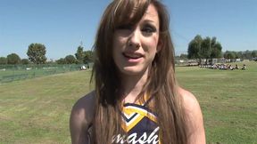 slutty white cheerleader fucks the squad