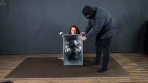 The gray latex mini cube