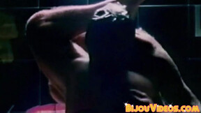 ”Sculpted blonde Joe Dietrich flaunts his nice body & jerks in front of us”