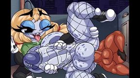 Cleo And Snapercival Spooning