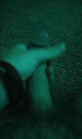 Slim amateur masturbates with a focus on cumshots and cock