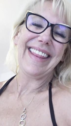Epic moment from &quot;GERMAN SCOUT - Blonde GILF Mature Bianca seduce to Rough Old Young Fuck at Model Casting&quot;
