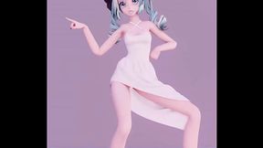 bella chica anime bailando