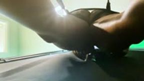 slave sucks Goddess's MXDominion's strapon through gloryhole 4k