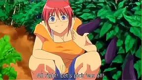 Redhead MILF With Big Tits Fucks Hard In Anime River Scene