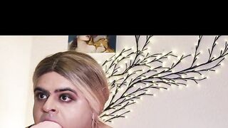 Dirty Sissy Puppy Teaching: Tear up Machine Fellate, Drool Guzzling & Solo Ass fucking