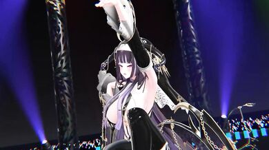 What You Waiting For Hentai MMD | Elf VTuber Strip Dance