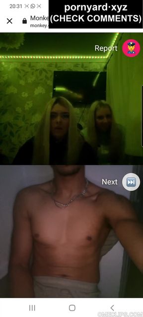 Webcam teen gets a surprise reaction from her audience