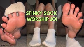 Stinky Sock Worship JOI - Sniff and Stroke to Ivys Feet