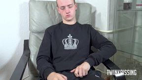 alex (18) - cute german twink boy pissing and jerking off