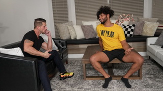 New apartment deserves a good hot jock barebacking juicy hunk