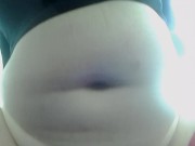 Huge  dildo in my ass and cum in my high heels
