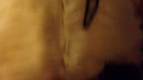 Pornstar Barbie Blaze, gaggs on his big fat cock