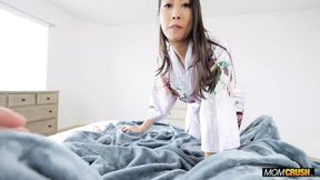 Sharon Lee &mdash;  Asian Milf gets creampied like a pigsty