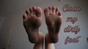 Clean my dirty feet