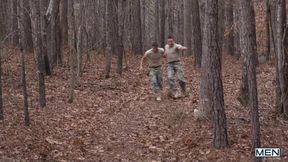 Fuck The Sergeant - Damien Kyle and Tanner Tatum Otter fuck