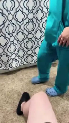 Naughty nurse gets fucked and gives huge cumshot