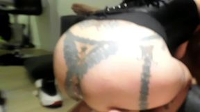family sex therapy, the step mother sucks the son s cock like never during the quarantine