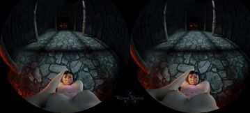 VR 3D POV: You as Tifa enjoy Sweet Lara Licking your Clit