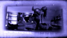 Tattooed Muscle Stud Pounds Blonde and Horny Brunette in Deepthroat-anal Threesome