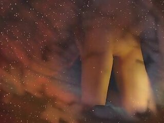 She Rubbs her photographer's cock right on her beautiful ass and slowly cover it with slime -