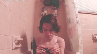 Transgender bath, shaving, and shower (full 1 hour video)