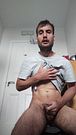horny guy shows bum and wanks
