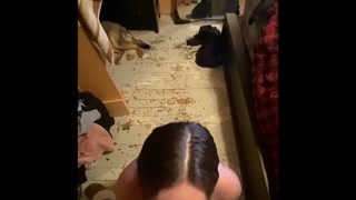 Hot babysitter get paid