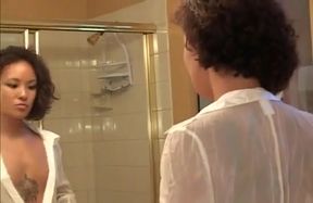 Asian lesbians pussy licking fingering