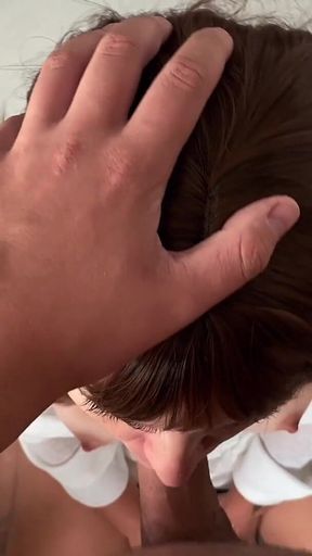 Hot College Girl Loses Strip Game, Now She Has to Make Her Teacher Orgasm