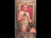 Deepthroating my xl dick making him eat my cum