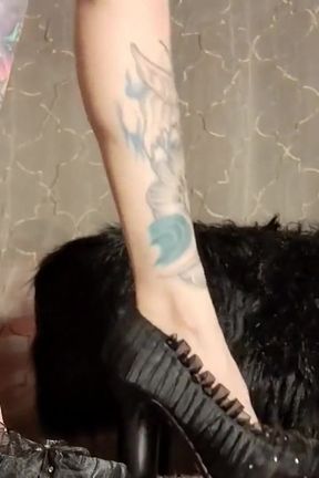 Shoe Try on  9 Pair 9 Pair of Fetish Heels